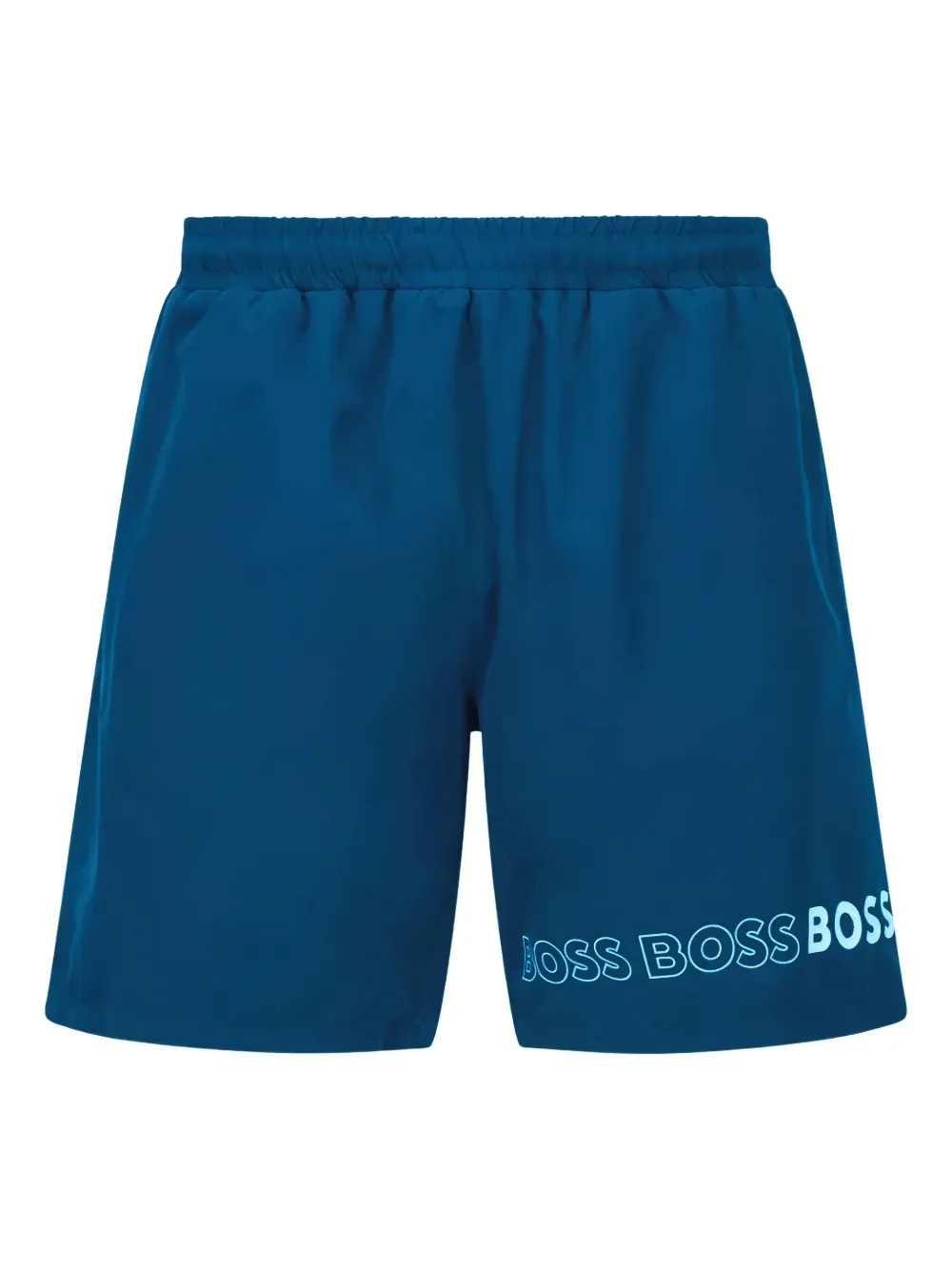 HUGO logo-print swim shorts | bleu | Image 1