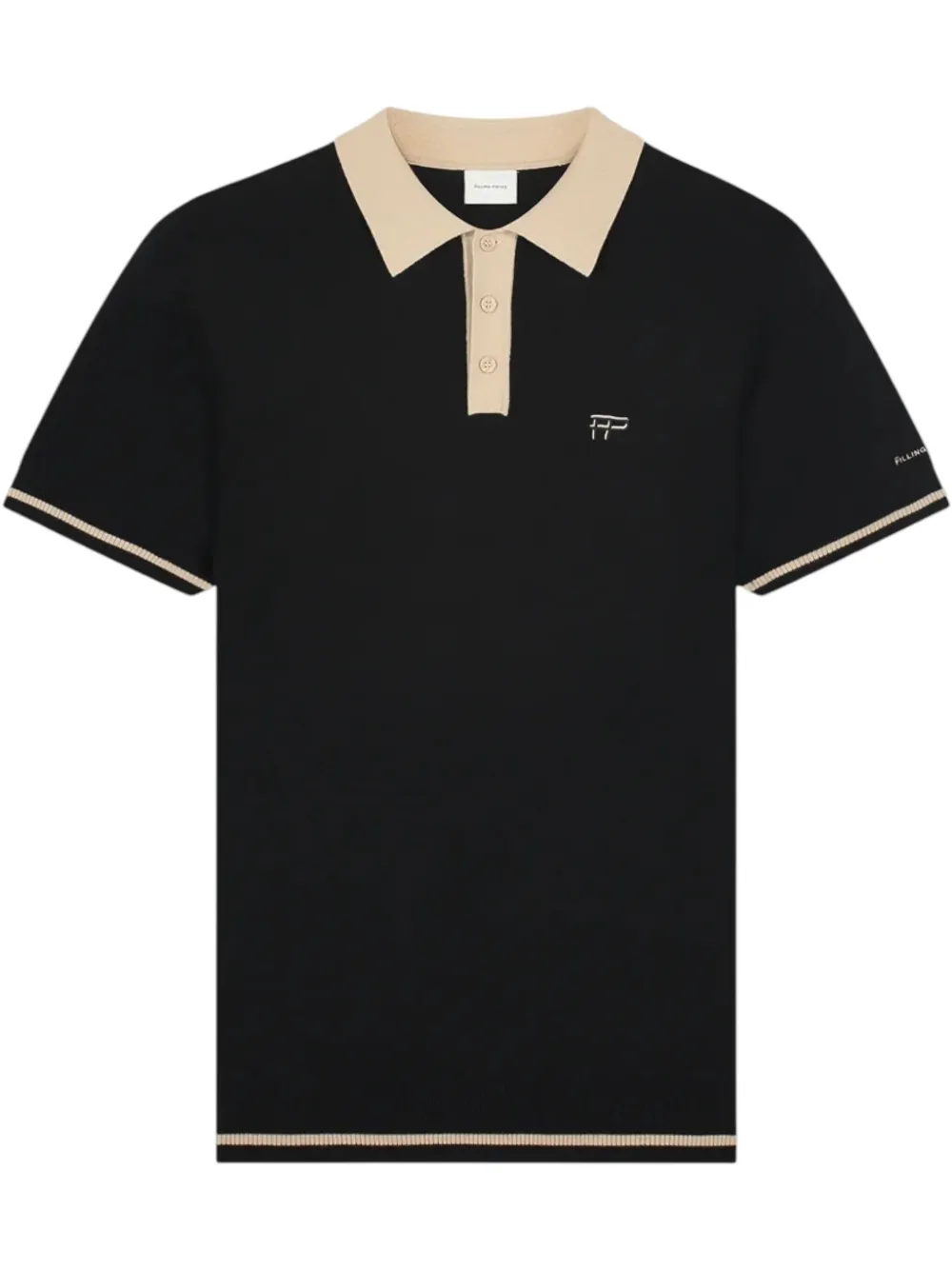 knitted polo shirt