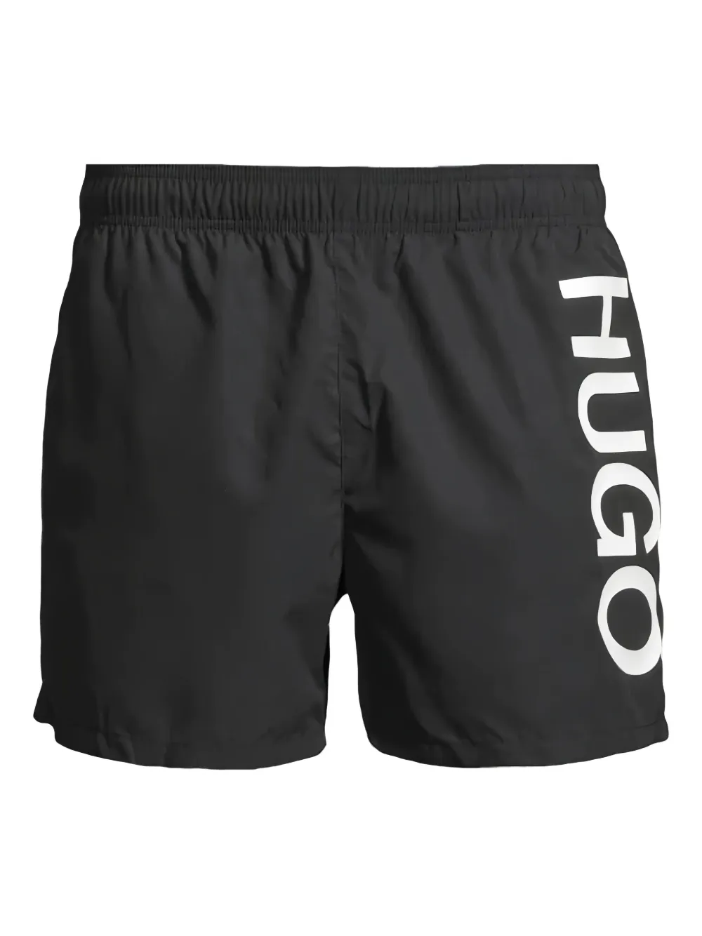 Hugo Boss Black Swimsuit Made Of Recycled Polyester With Quick-dry Feature In Black