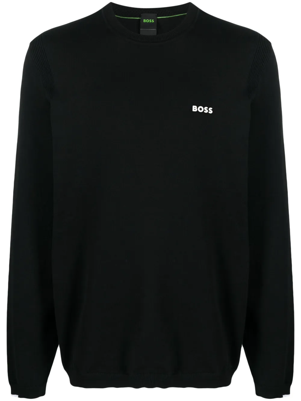 BOSS Ever-X_CN SWEATER “BLACK” – 001 BLACK BOSS Ever-X_CN SWEATER “BLACK” – 001 BLACK