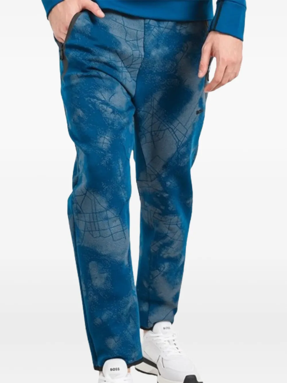 HUGO Havion "Blue" trainingsbroek Blauw
