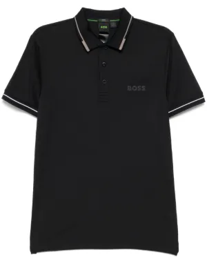 Lacoste Paris ストレッチピケ ポロシャツ | ブラック | FARFETCH JP