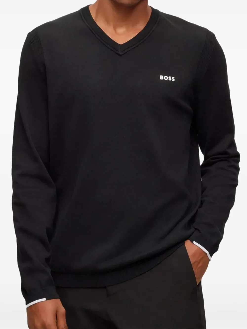 BOSS Ever-X_VN sweater - Zwart