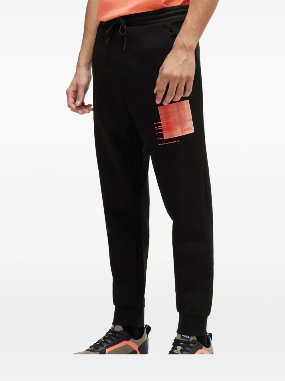 BOSS Hadiko 2 track pants - Zwart