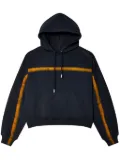 Eckhaus Latta jersey hoodie - Black
