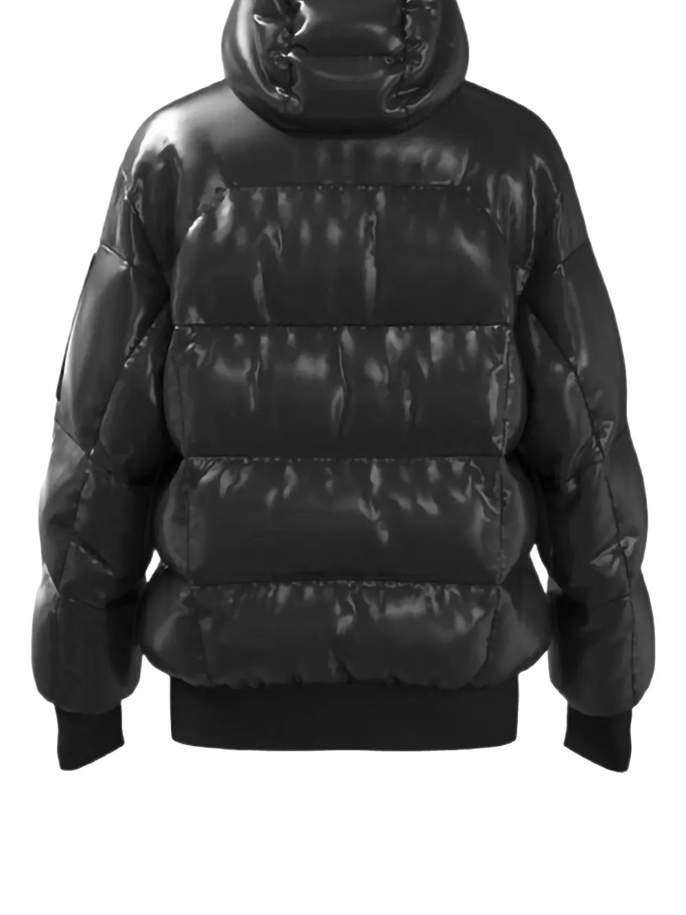 HUGO J_Ronnie "Black" puffer jacket - Zwart