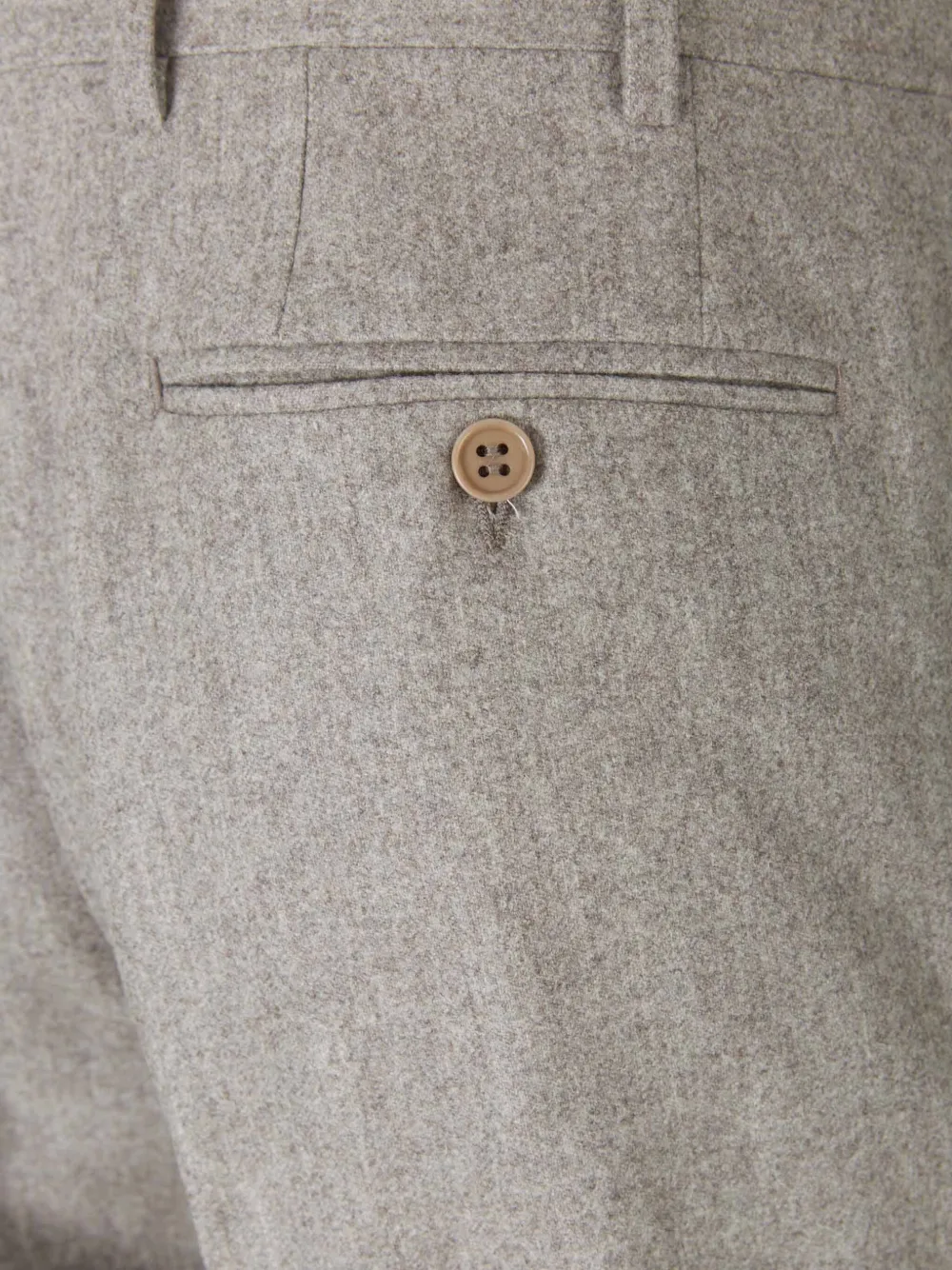 Canali Wollen broek Beige