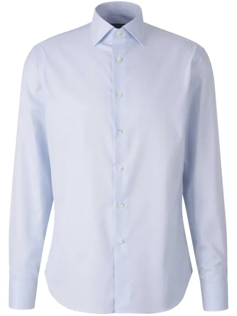 Canali camisa con cuello italiano