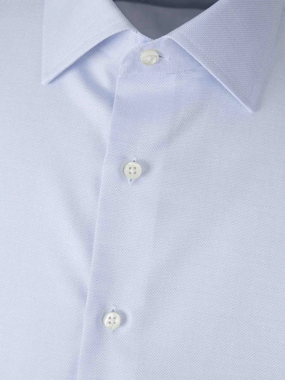Canali Overhemd met gespreide kraag Blauw