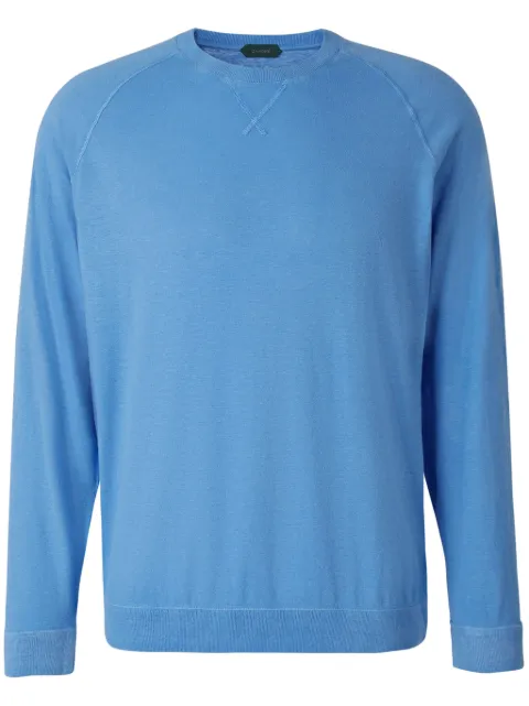 Zanone sudadera con mangas raglán