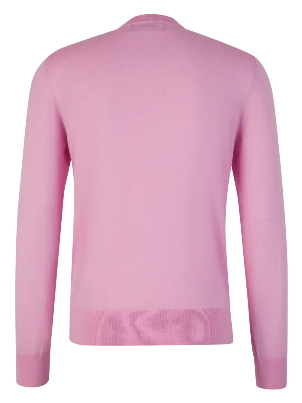 DSQUARED2 Wollen trui met geborduurd logo - Roze