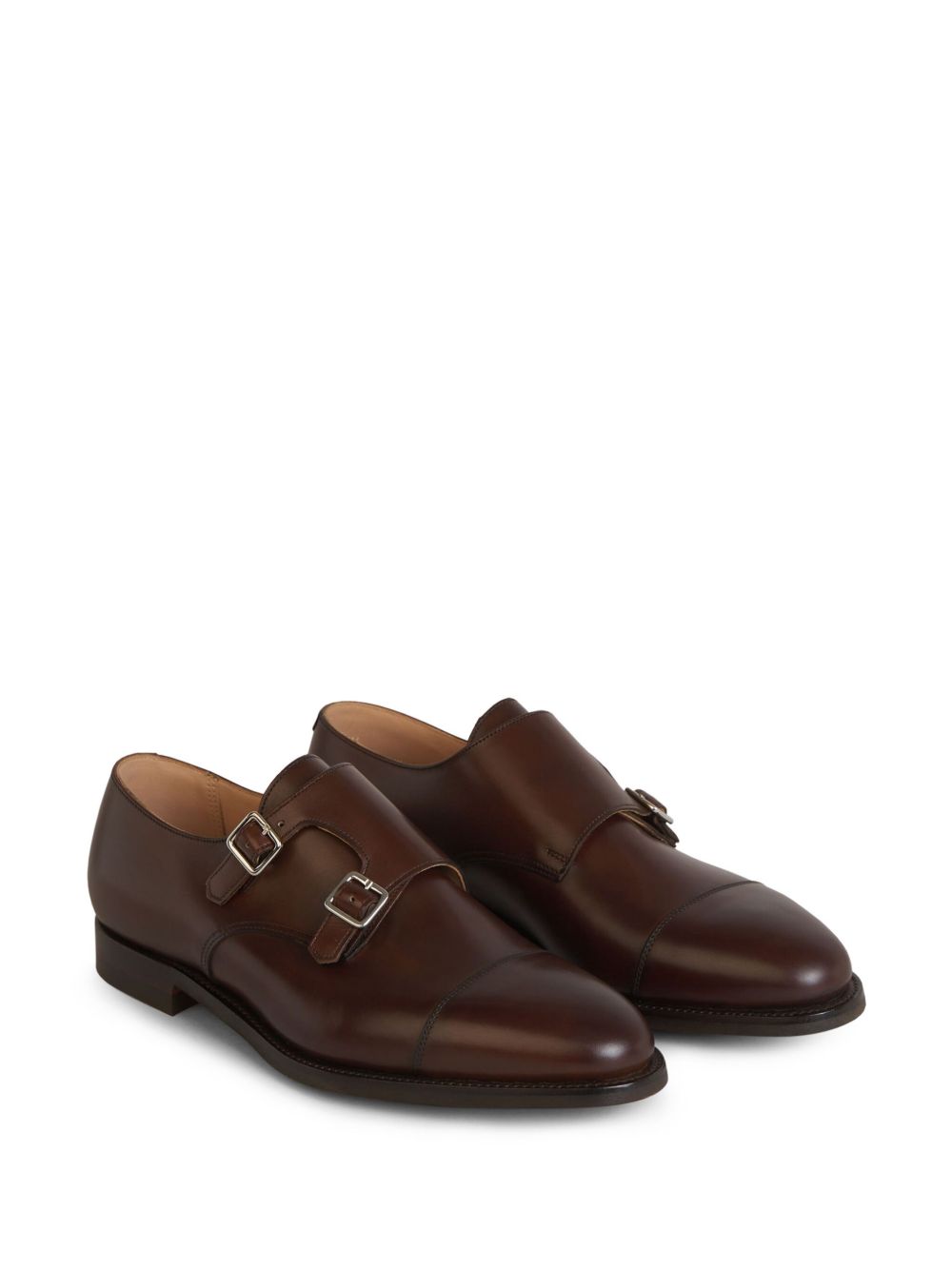 Crockett & Jones Lowndes monk shoes - Brown