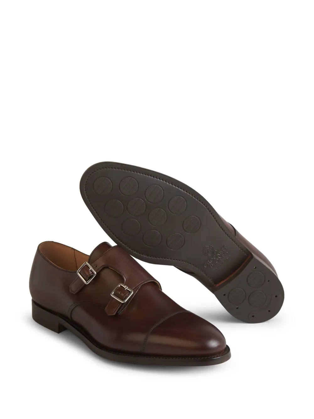 Crockett & Jones Lowndes monk shoes Brown