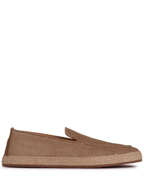 Henderson Baracco mocasines con detalle de yute