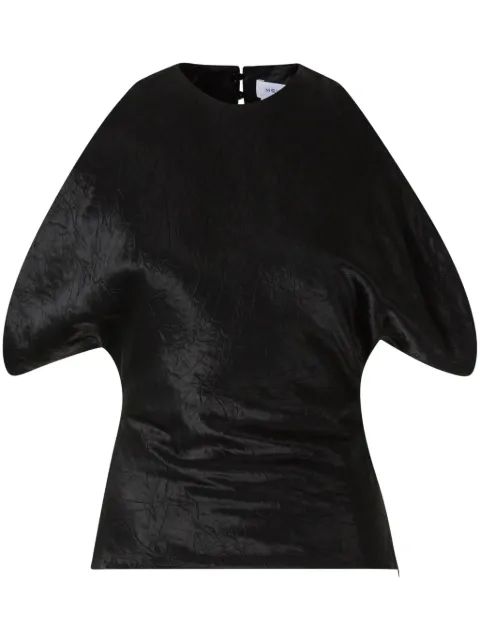 Alexander McQueen top drapeado