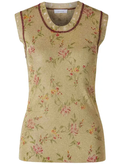 Rabanne floral vest