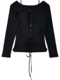 Eckhaus Latta Flip blouse - Black