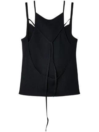 Eckhaus Latta Flip Tank Top | Black | FARFETCH