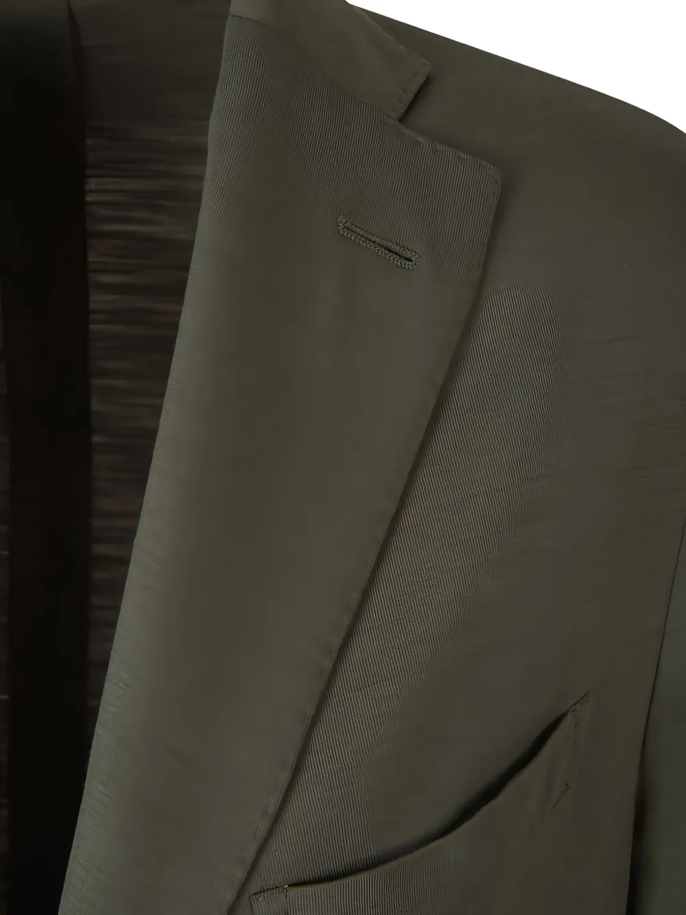 Boglioli Wollen blazer met enkele rij knopen Groen