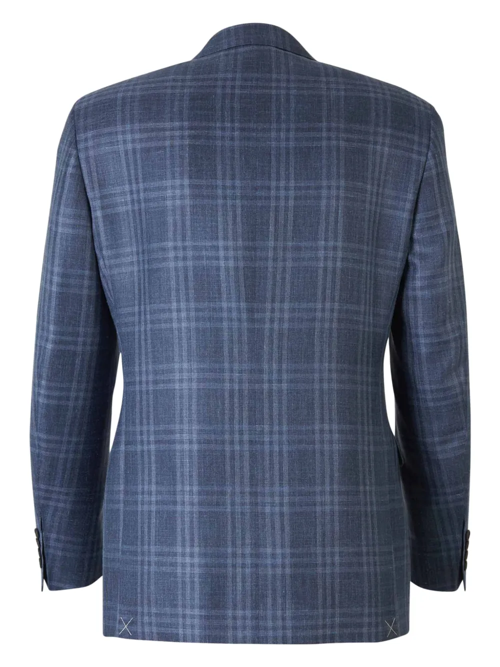 Canali Geruite blazer - Blauw