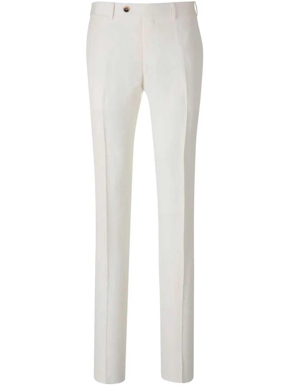 Canali pressed-crease trousers | White | Image 1