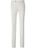 Canali pressed-crease trousers - White