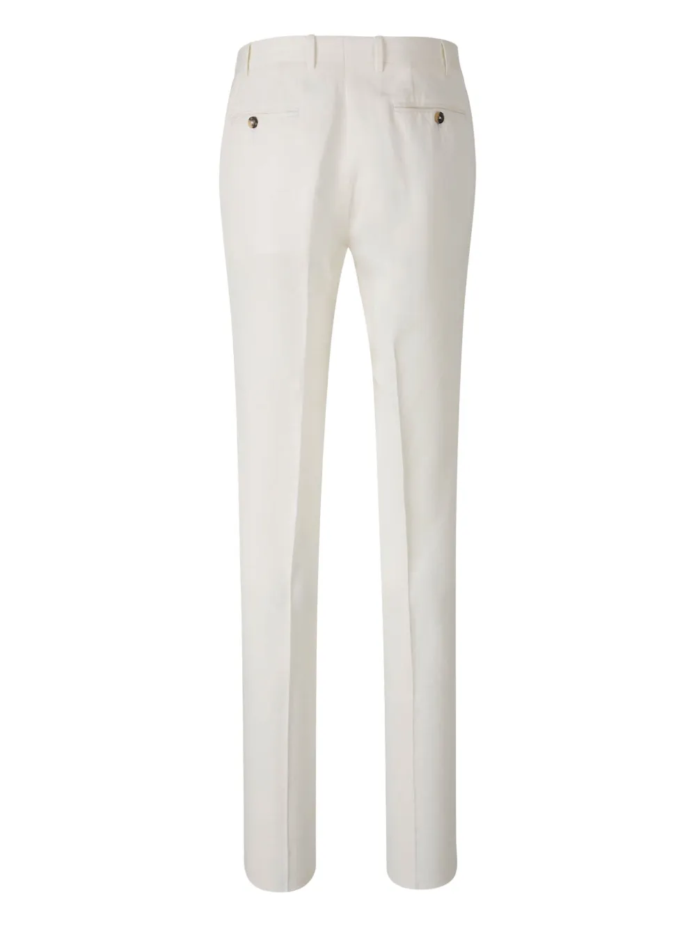 Canali pressed-crease trousers - Wit