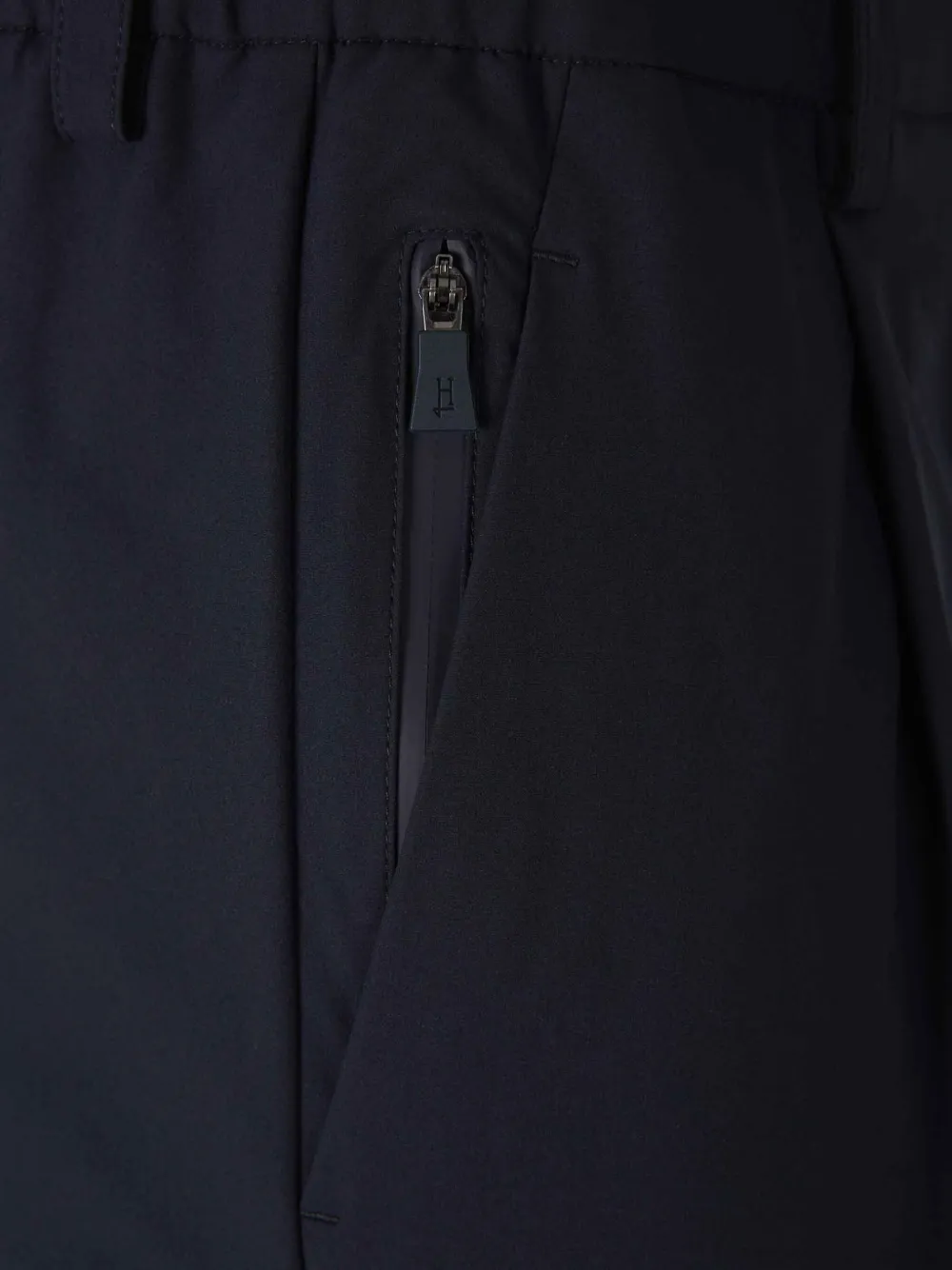 Herno Straight broek Blauw
