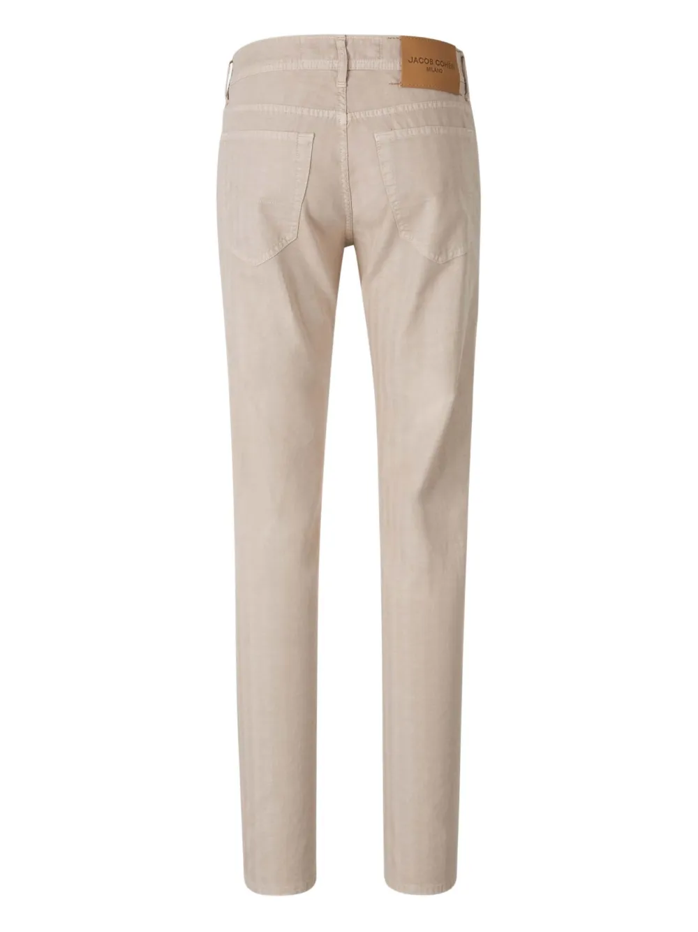 Jacob Cohën Jeans met visgraatpatroon Beige