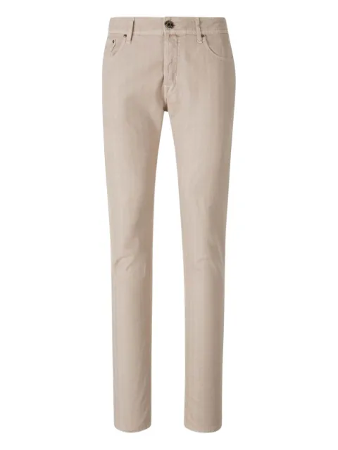 Jacob Cohën fiskbensmönstrade jeans