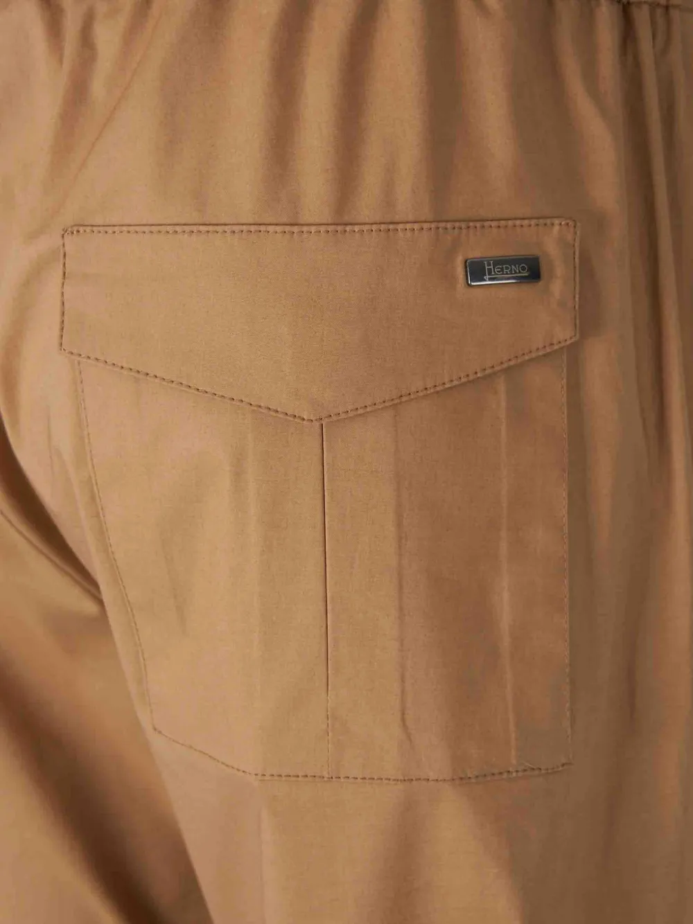 Herno Straight broek Beige