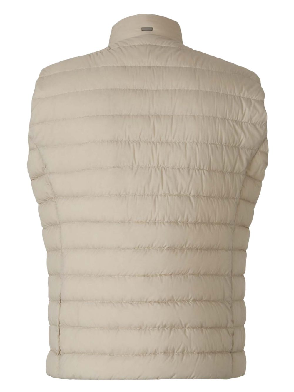 Herno Gewatteerde bodywarmer met hoge hals - Beige