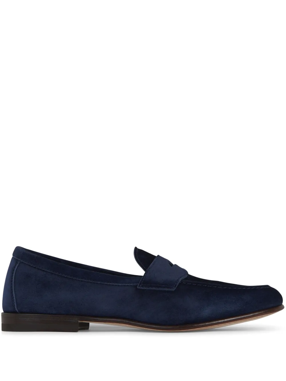 Henderson Baracco Suède loafers Blauw