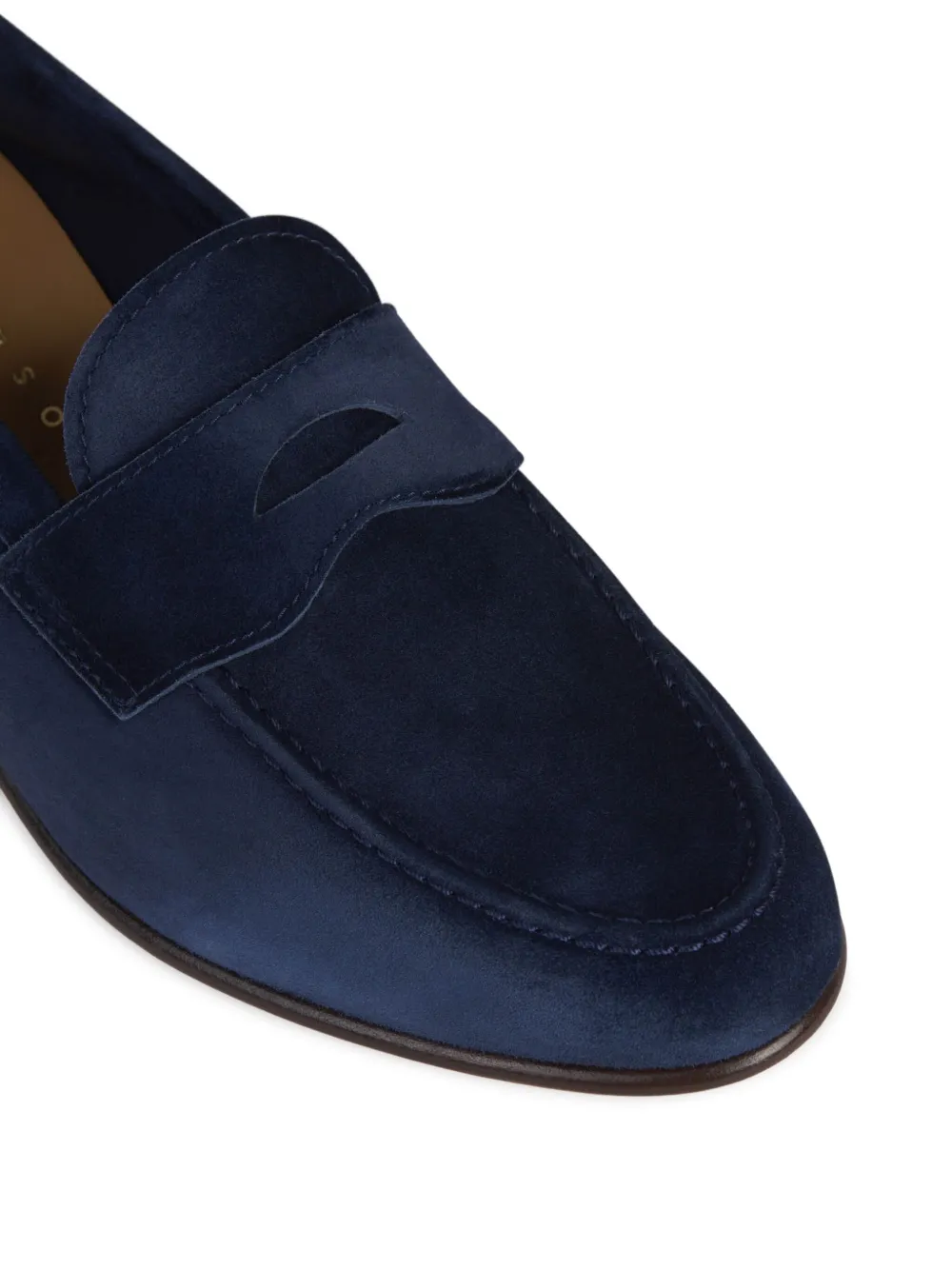 Henderson Baracco suede loafers Blue