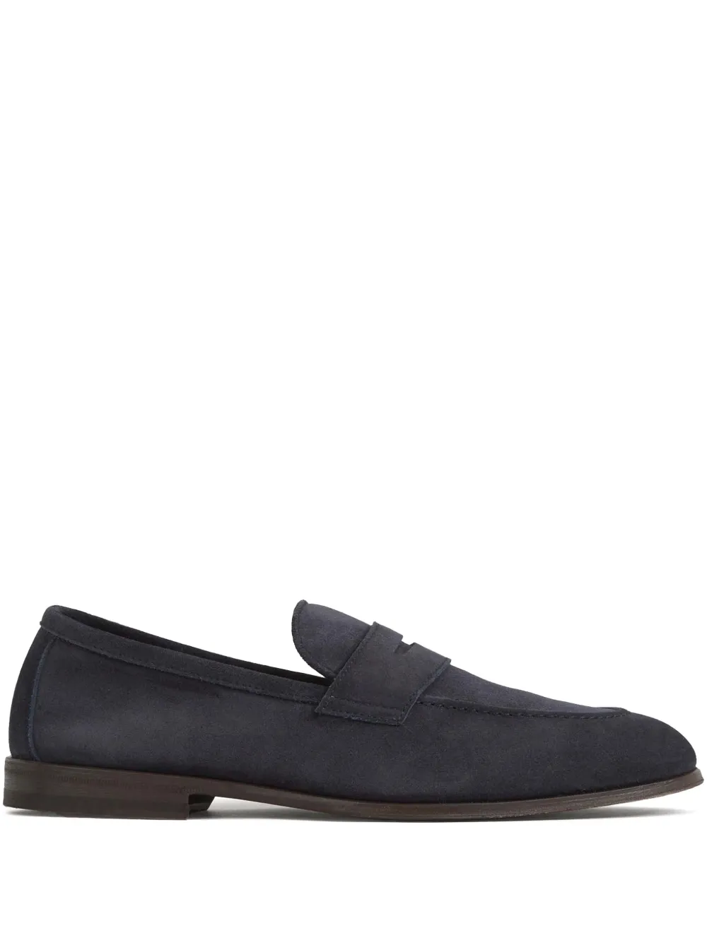 Henderson Baracco Suède loafers Blauw