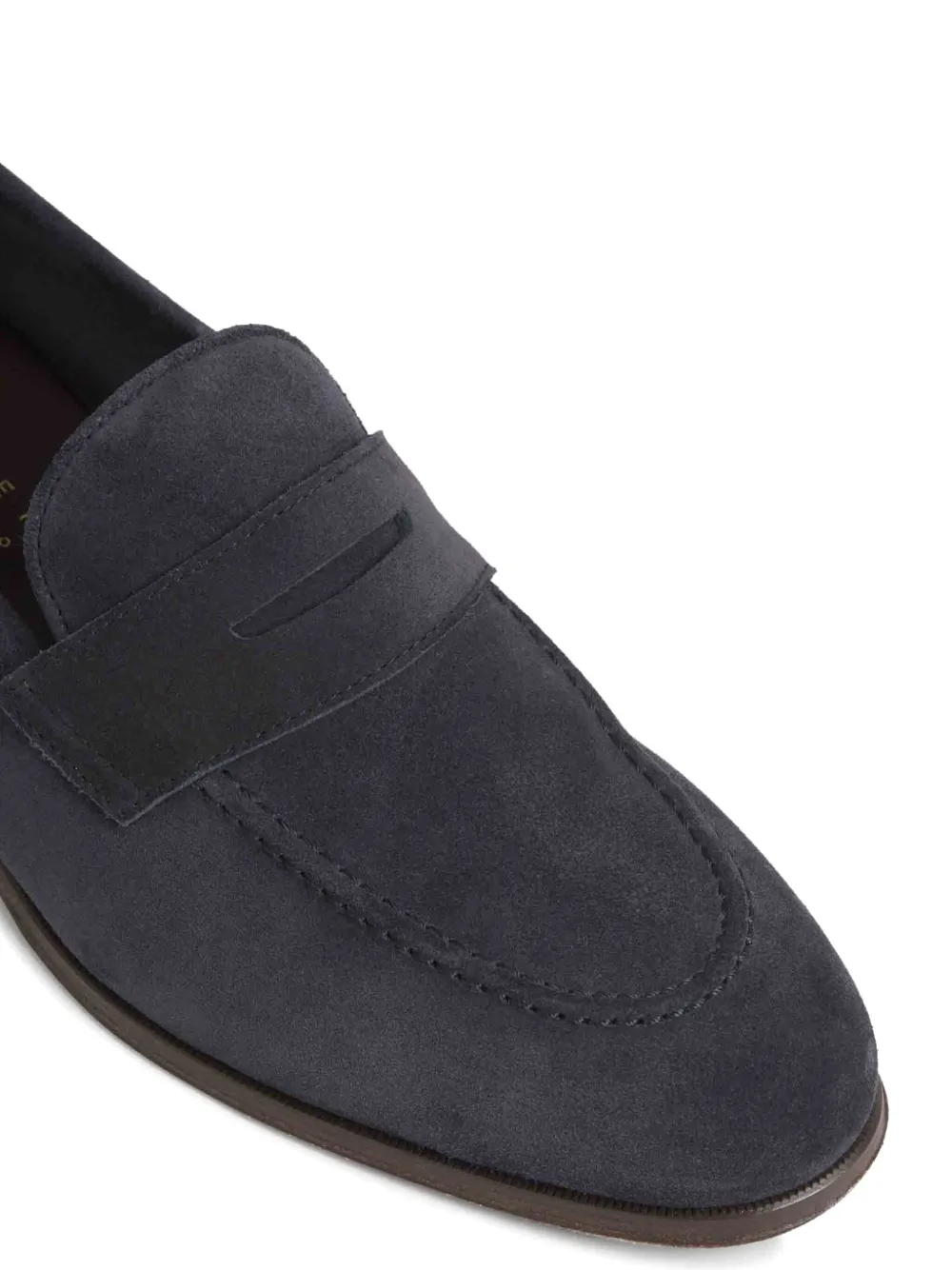 Henderson Baracco Suède loafers Blauw