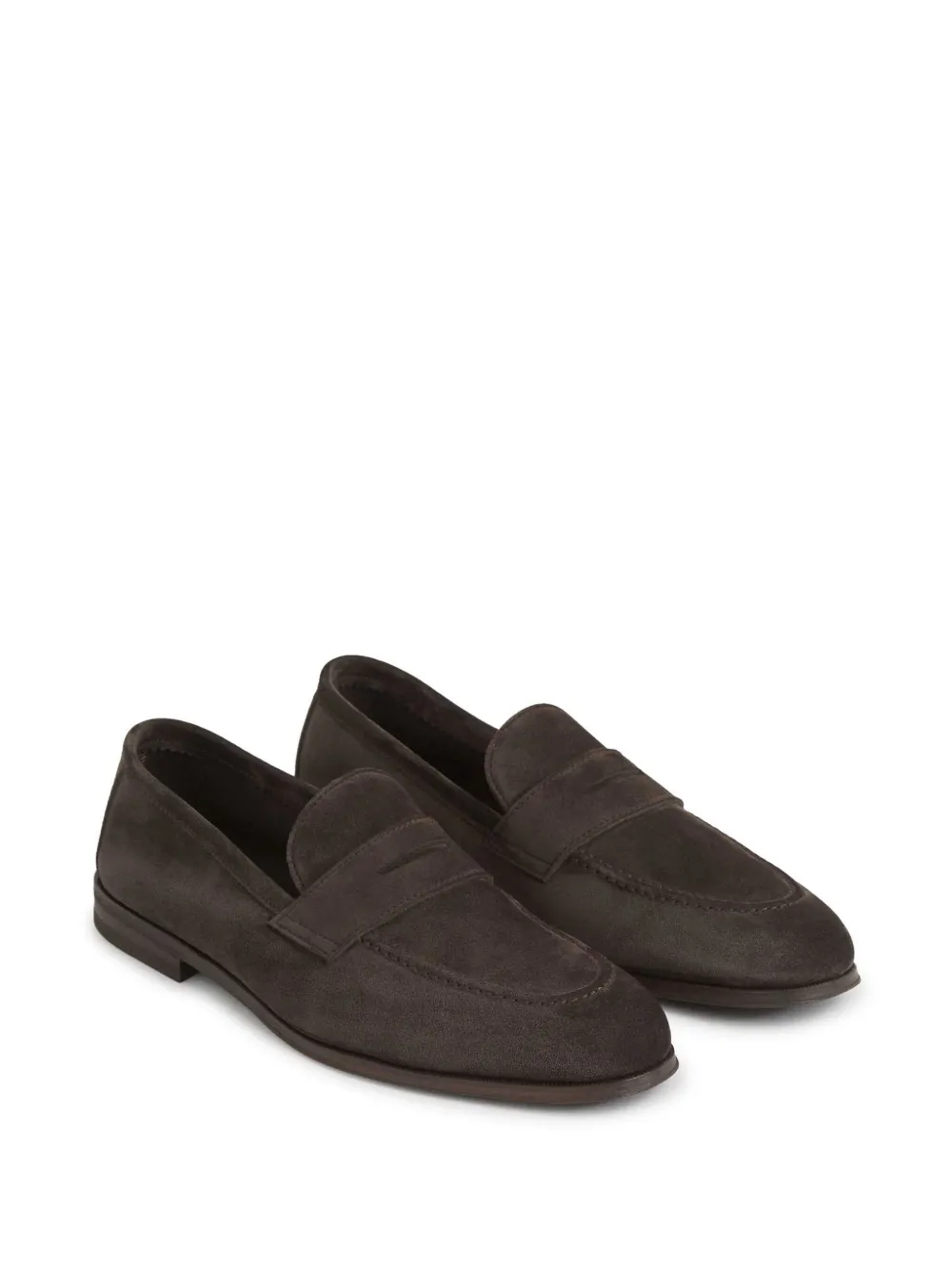 Henderson Baracco Suède loafers - Bruin