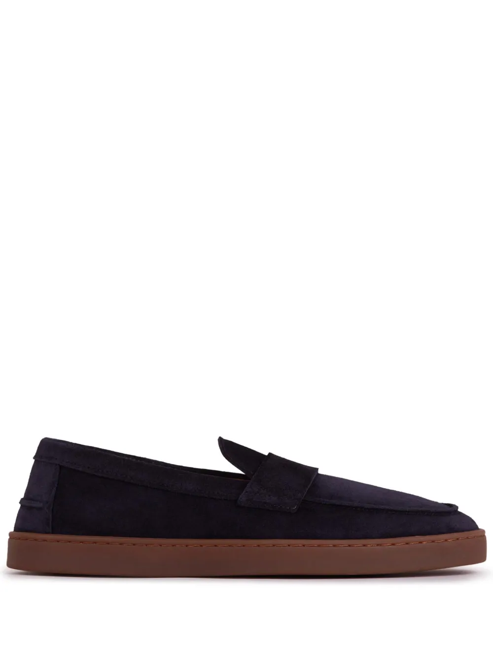 Henderson Baracco suede loafers Blue