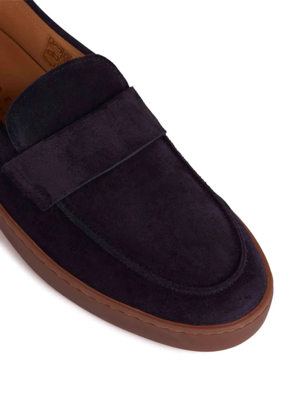 Henderson Baracco suede loafers Blue