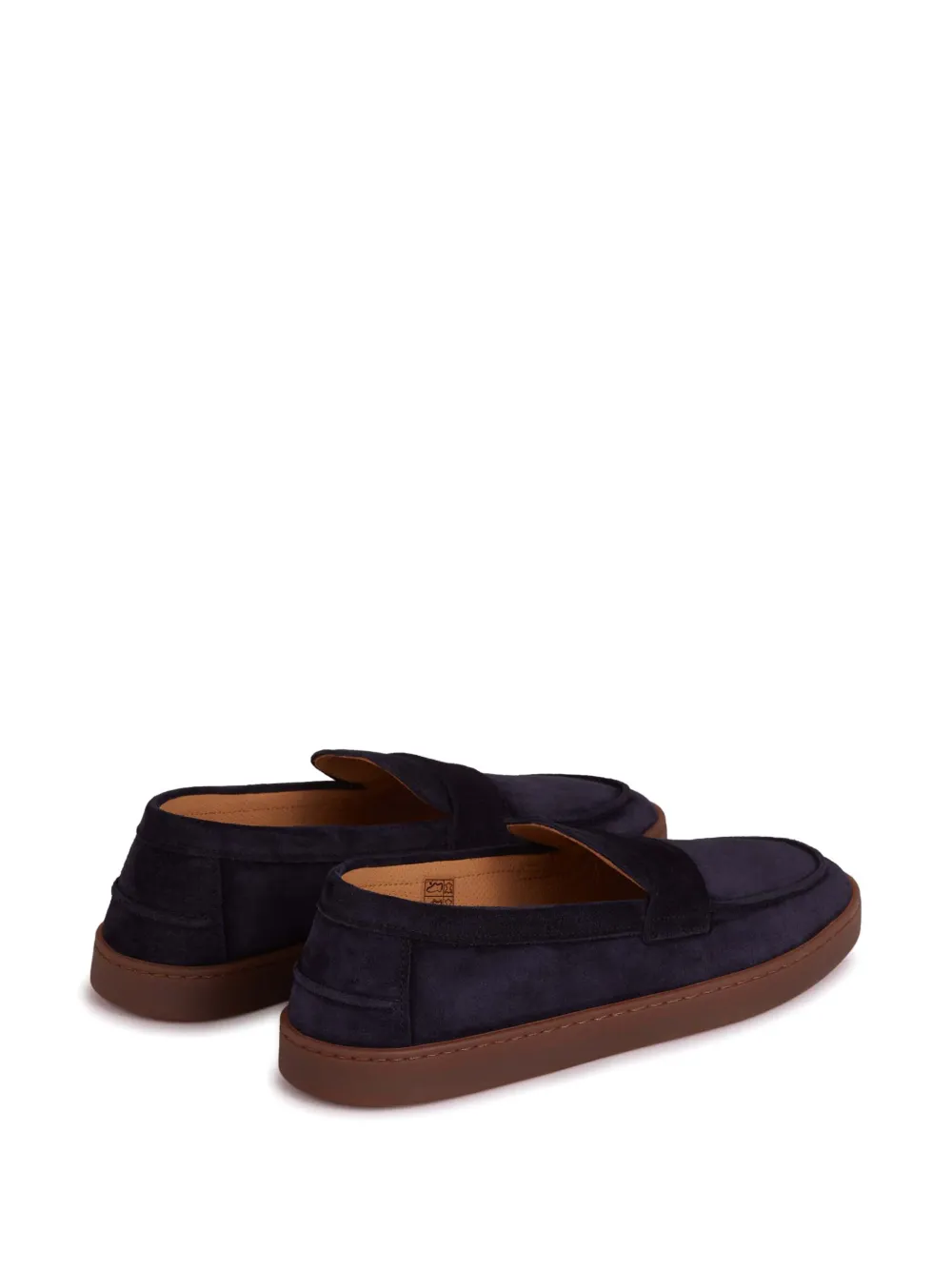 Henderson Baracco suede loafers Blue
