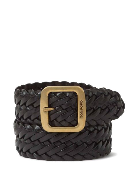 TOM FORD braided leather belt