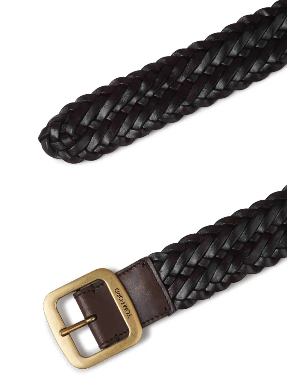 tomford TOM FORD Gevlochten riem - Zwart