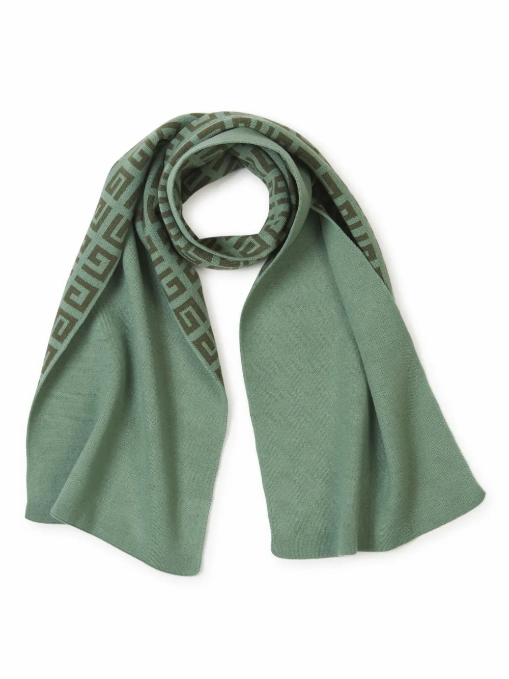 Givenchy Sjaal met logo-jacquard Groen