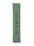 Givenchy logo-jacquard scarf - Green