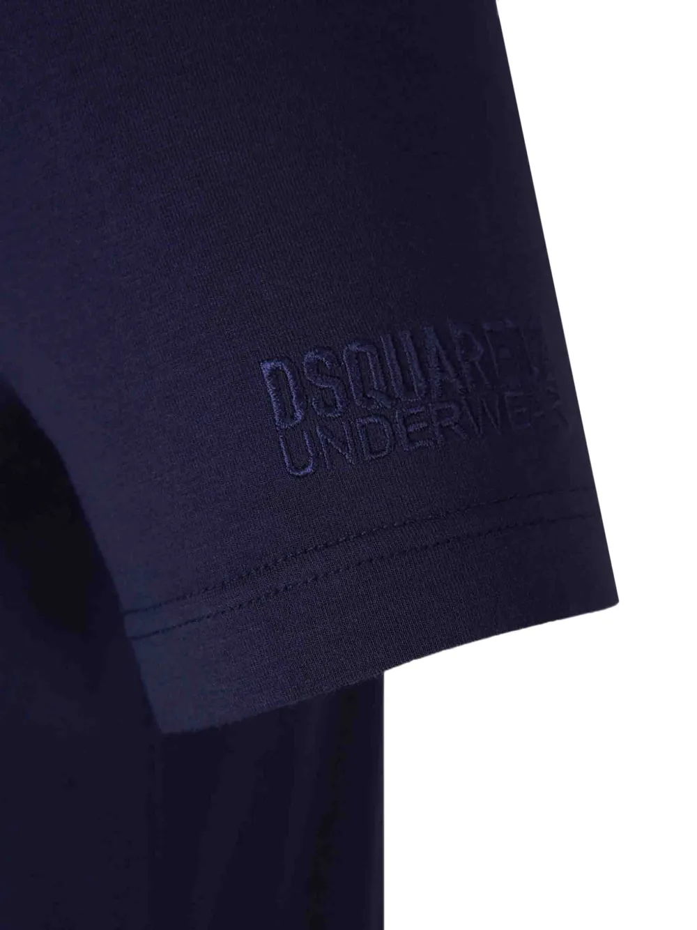 DSQUARED2 T-shirt met geborduurd logo Blauw