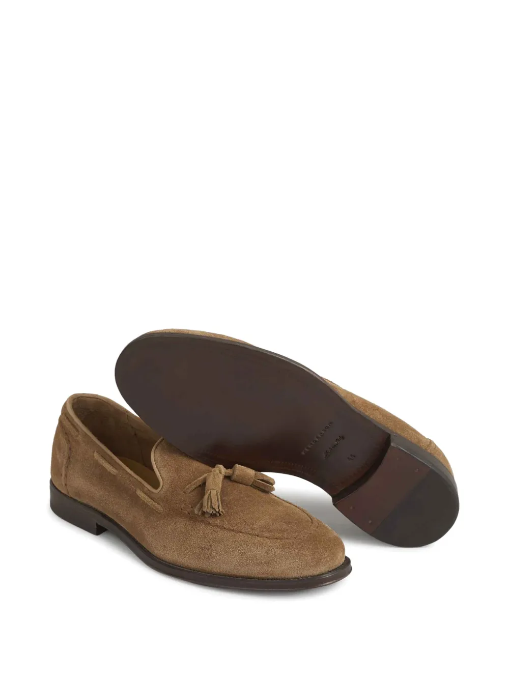 Henderson Baracco suede loafers Brown
