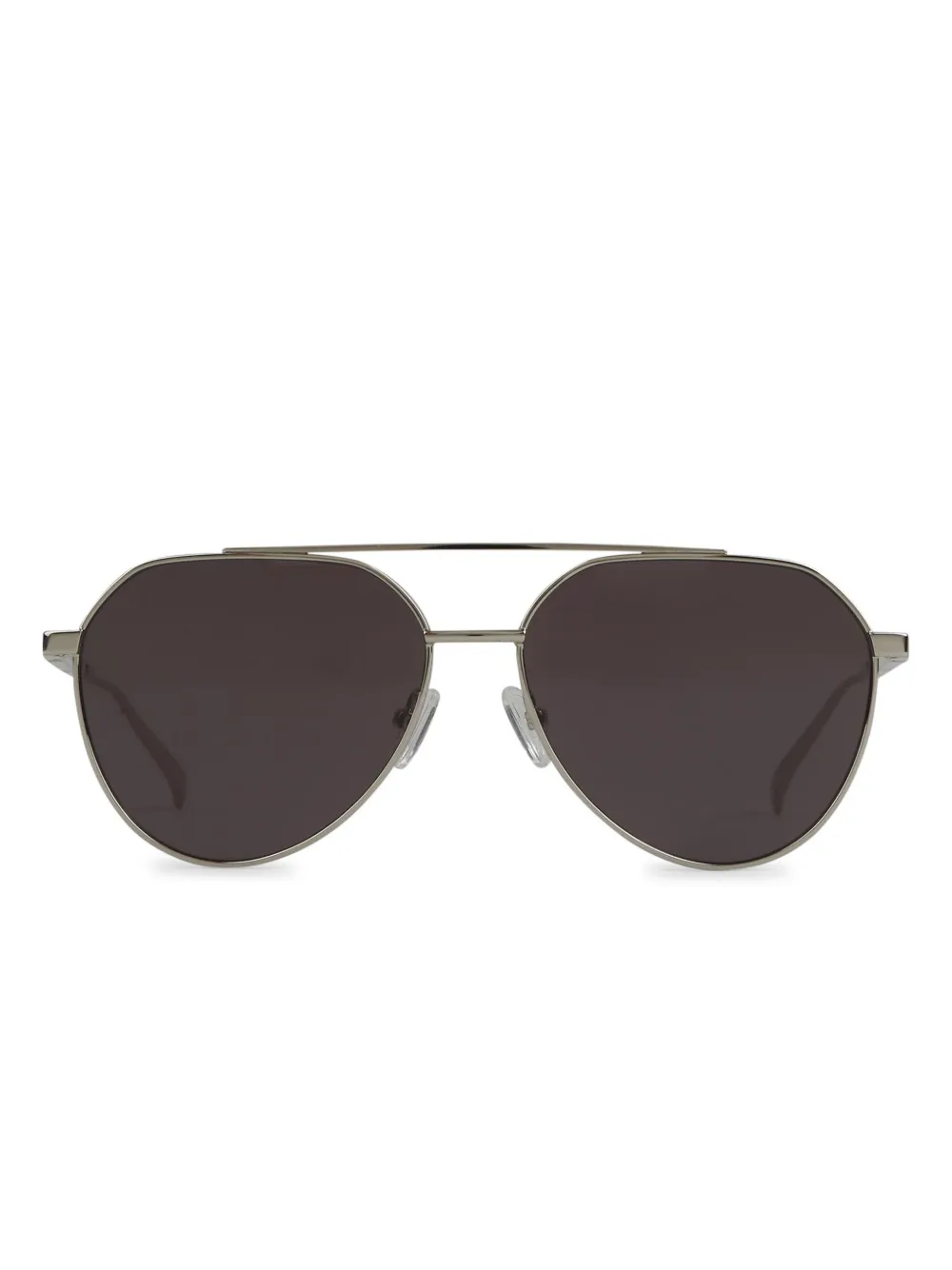 Alexander McQueen Zonnebril met piloten montuur Zilver