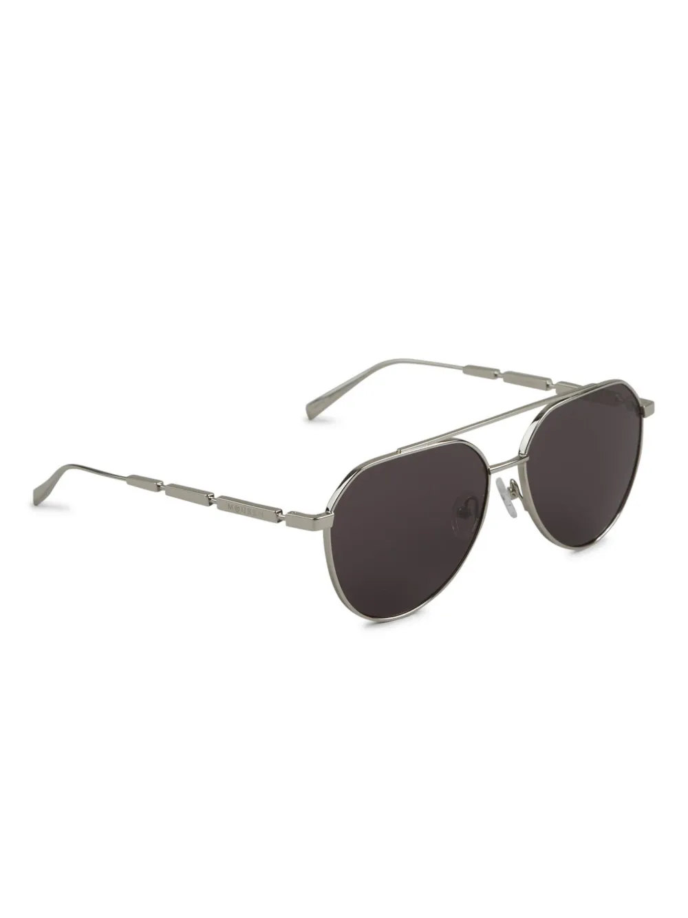 Alexander McQueen Zonnebril met piloten montuur - Zilver