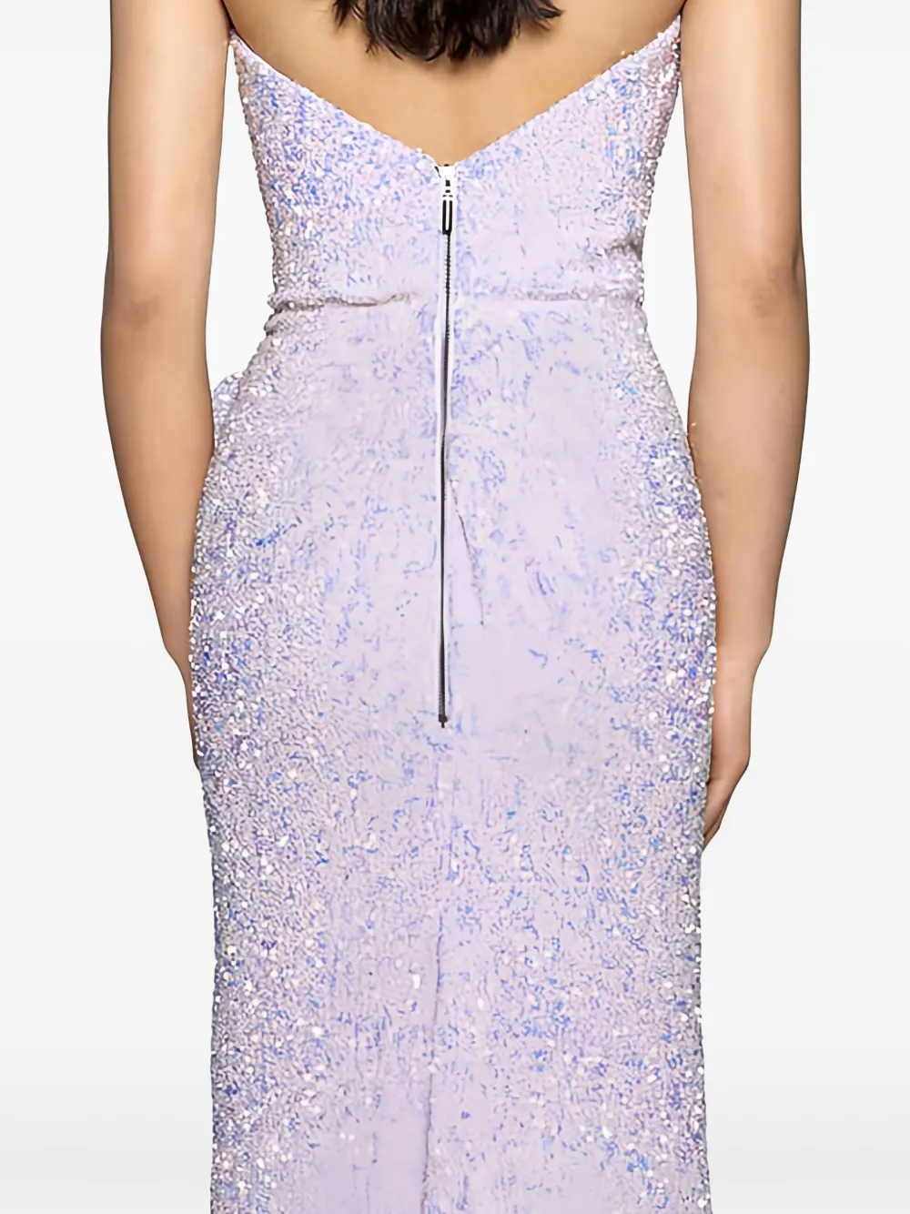 Maticevski Asymmetrische jurk Paars