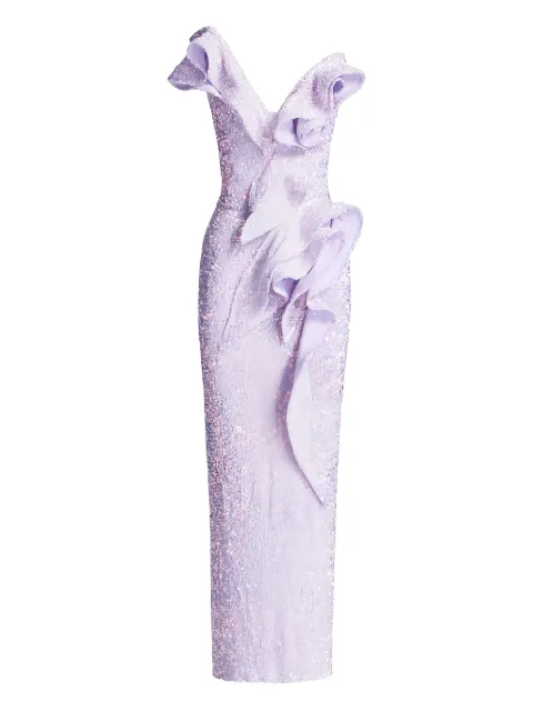 Maticevski vestido asimétrico